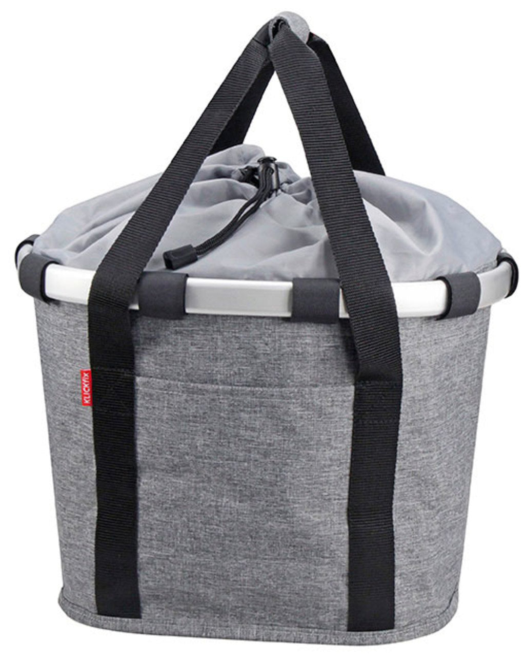 Mandtas KLICKfix Bikebasket - Twist Silver - 15 Liter Mandtas KLICKfix Bikebasket - Twist Silver - 15 Liter